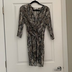Mango Snakeskin Dress